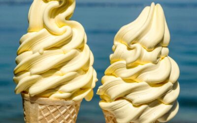 Glace sans gluten à la mangue