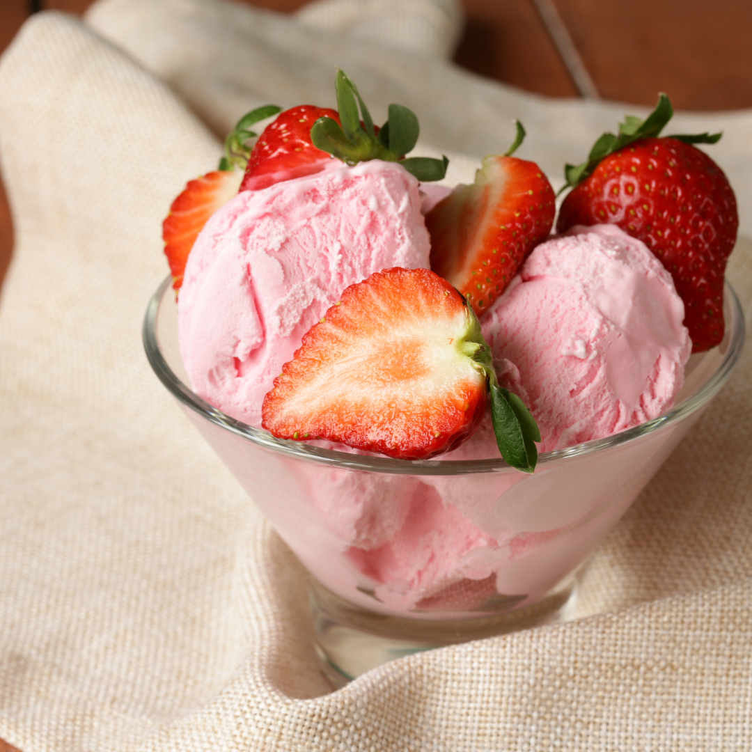 Recette de Glace à la fraise maison My Deliciosa