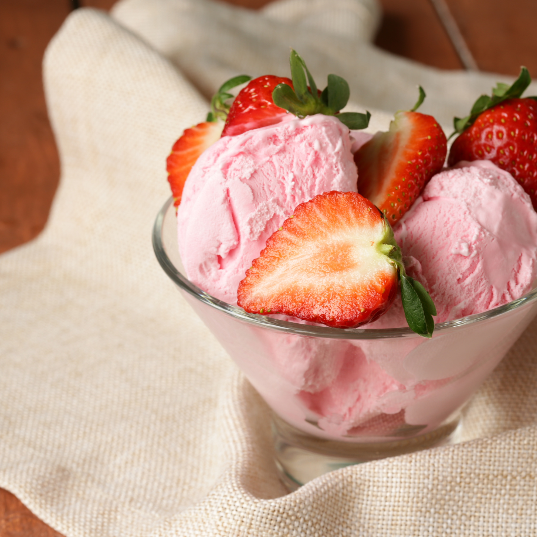 Recette de Glace à la Fraise Sans Sucre MY DELICIOSA